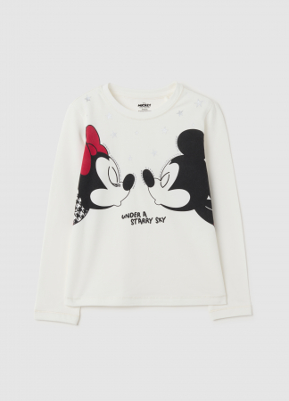 Hanorace - OVS Kids Bluza Blanc De Blanc Fete 3-10 Ani