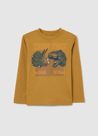 BAIETI - OVS Kids Bluza Bone Brown Baieti 3-10 Ani