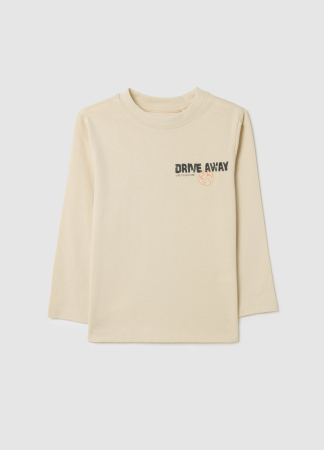 BAIETI - OVS Kids Bluza Bone White Baieti 3-10 Ani