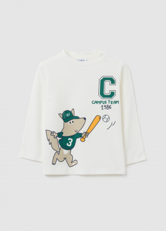 Baieti 9-36 LUNI - OVS Kids Bluza Bright White Baieti 9-36 Luni