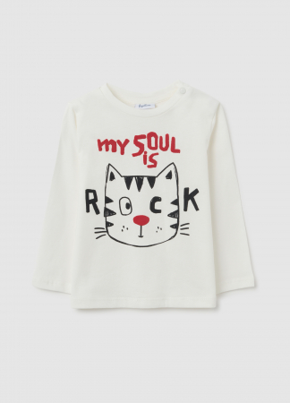 BAIETI - OVS Kids Bluza Bright White Baieti 9-36 Luni