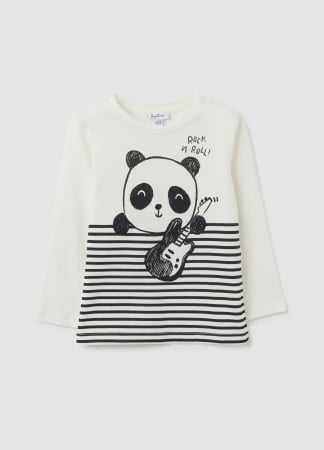 BAIETI - OVS Kids Bluza Bright White Baieti 9-36 Luni