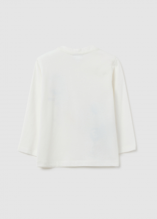 OVS Kids Bluza Bright White Baieti 9-36 Luni [1]