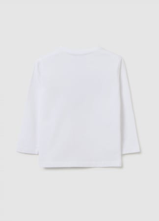 OVS Kids Bluza Bright White Baieti 9-36 Luni [1]
