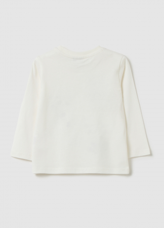 OVS Kids Bluza Bright White Baieti 9-36 Luni [3]