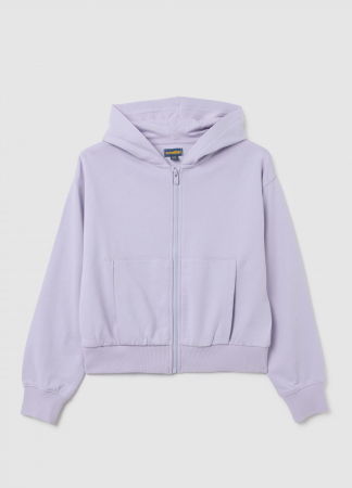Hanorace - OVS Kids Bluza Cu Fermuar Gri Fete 10-15 Ani