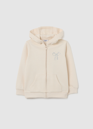 ДЕВОЧКИ - OVS Kids Свитшот На Молнии Для Девочек Vanilla Cream 9-36 Месяцев