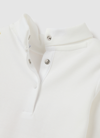 OVS Kids Bluza Cu Fermuar White Alyssum Fete 9-36 Luni [3]