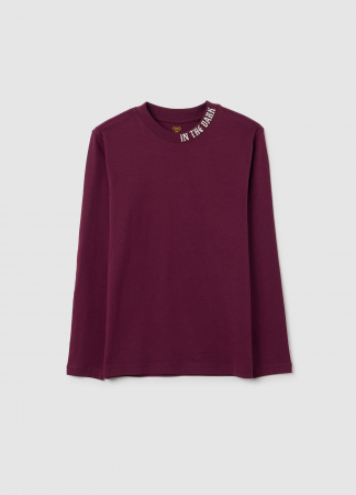 Hanorace - OVS Kids Bluza Grape Wine Baieti 10-15 Ani