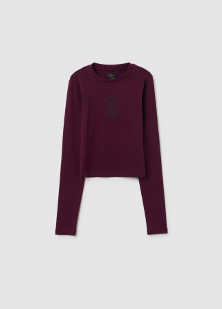 Hanorace - OVS Kids Bluza Grape Wine Fete 10-15 Ani