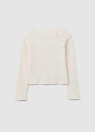 Hanorace - OVS Kids Bluza Gri/Alba Fete 10-15 Ani