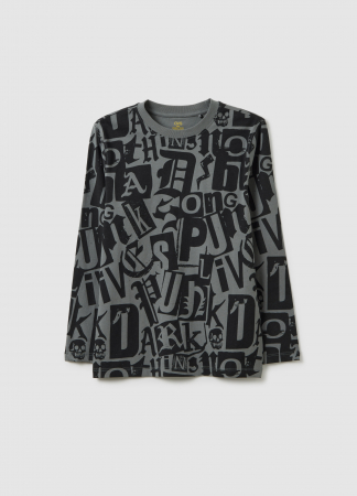 Hanorace - OVS Kids Bluza Gri Baieti 10-15 Ani