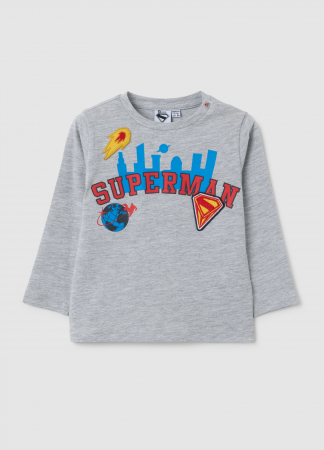 Baieti 9-36 LUNI - OVS Kids Bluza Gri Deschis Baieti 9-36 Luni