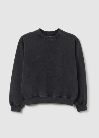 Hanorace - OVS Kids Bluza Gri Inchisa Fete 10-15 Ani