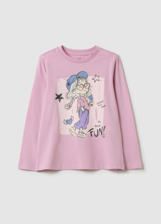 FETE - OVS Kids Bluza Liliac Fete 3-10 Ani