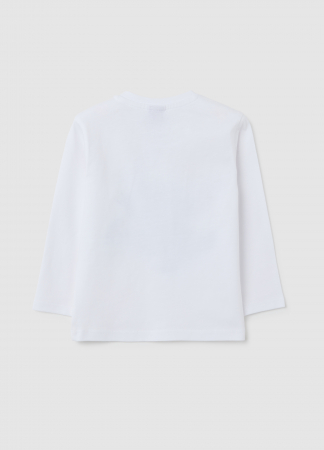 OVS Kids Bluza Lucent White Baieti 9-36 Luni [1]