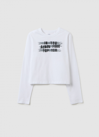 Hanorace - OVS Kids Bluza Lucent White Fete 10-15 Ani