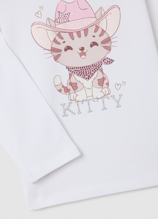 OVS Kids Bluza Lucent White Fete 9-36 Luni [2]