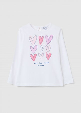 Fetite 9-36 LUNI - OVS Kids Bluza Lucent White Fete 9-36 Luni