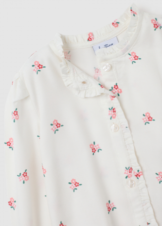 OVS Kids Bluza Maneca Lunga White Alyssum Fete 9-36 Luni [3]