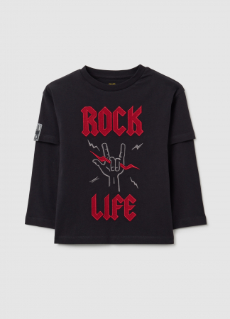 BAIETI - OVS Kids Bluza Neagra Baieti 3-10 Ani