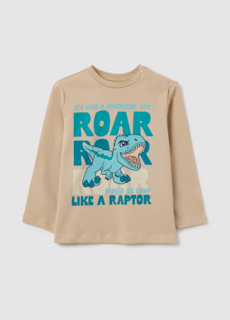 Baieti 9-36 LUNI - OVS Kids Bluza Oxford Tan Baieti 9-36 Luni