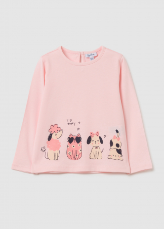 Fetite 9-36 LUNI - OVS Kids Bluza Pinkesque Fete 9-36 Luni