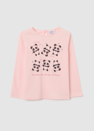 FETE - OVS Kids Bluza Roz Fete 9-36 Luni