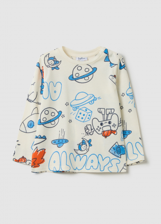 BAIETI - OVS Kids Bluza Sugar Swizzle Baieti 9-36 Luni