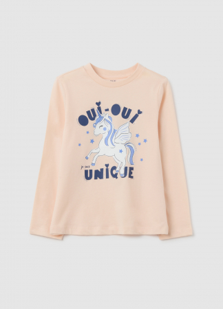 Hanorace - OVS Kids Bluza Vanilla Cream Fete 3-10 Ani