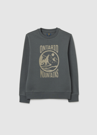 Толстовки - OVS Kids Свитшот Для Мальчиков Зелёный 10-15 Лет