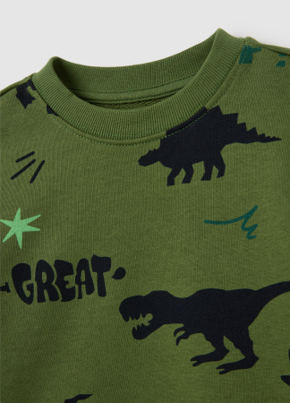 OVS Kids Bluza Vineyard Green Baieti 3-10 Ani [2]