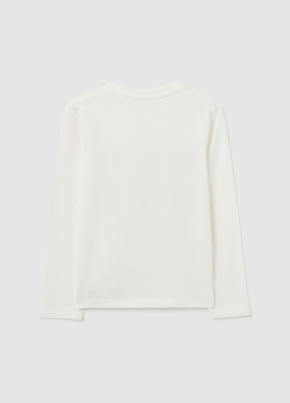 OVS Kids Bluza White Alyssum Fete 3-10 Ani [1]