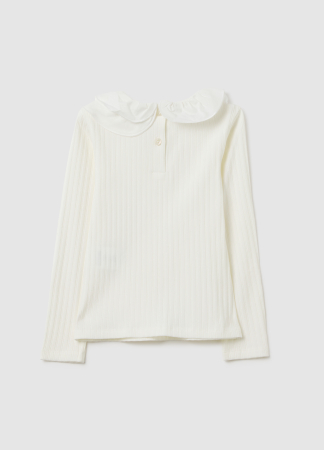 OVS Kids Bluza White Alyssum Fete 3-10 Ani [1]