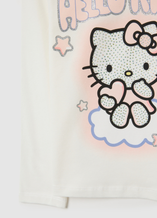 OVS Kids Bluza White Alyssum Fete 3-10 Ani [3]