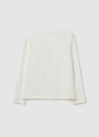 OVS Kids Bluza White Alyssum Fete 3-10 Ani [1]