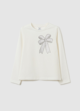 FETE - OVS Kids Bluza White Alyssum Fete 3-10 Ani