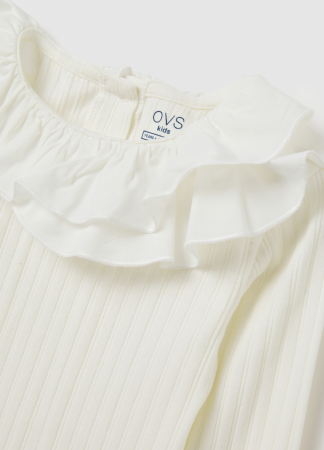 OVS Kids Bluza White Alyssum Fete 3-10 Ani [2]