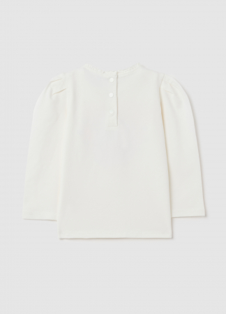 OVS Kids Bluza White Alyssum Fete 9-36 Luni [1]