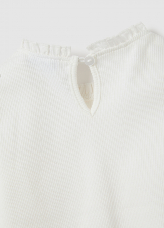 OVS Kids Bluza White Alyssum Fete 9-36 Luni [3]