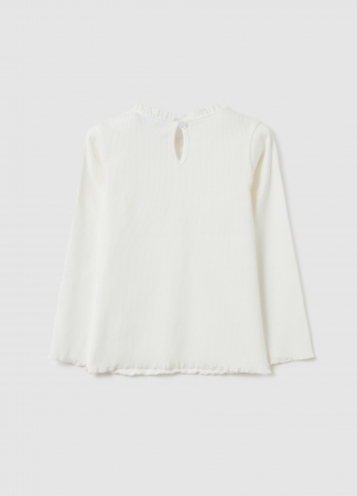 OVS Kids Bluza White Alyssum Fete 9-36 Luni [1]