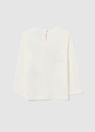 OVS Kids Bluza White Alyssum Fete 9-36 Luni [1]