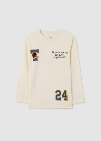 BAIETI - OVS Kids Bluza White Smoke Baieti 3-10 Ani