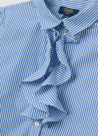 OVS Kids Bluza White-Striped Azure Fete 3-10 Ani [2]