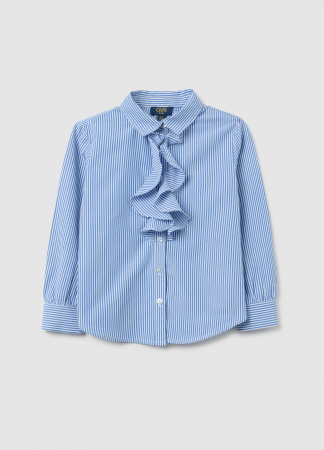 Camasi si Bluze - OVS Kids Bluza White-Striped Azure Fete 3-10 Ani