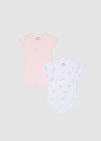 Body si Salopete - OVS Kids Body Maneca Scurta Bright White Fete 0-9 Luni