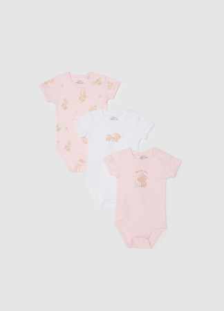 ДЕВОЧКИ - OVS Kids Боди С Коротким Рукавом Для Девочек Розовый 0-9 Месяцев