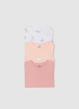 OVS Kids Body Maneca Scurta Roz Fete 0-9 Luni [3]