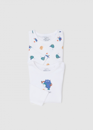 OVS Kids Body Maneca Scurta Snow White Baieti 0-9 Luni [2]