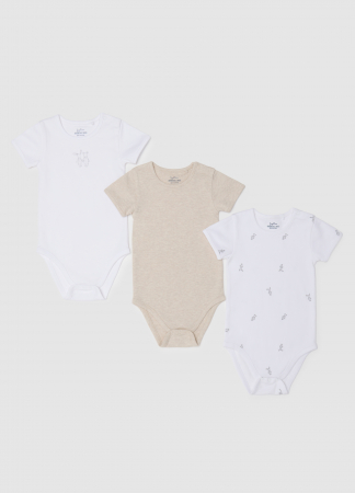Body si Salopete - OVS Kids Body Maneca Scurta Snow White Fete 0-9 Luni